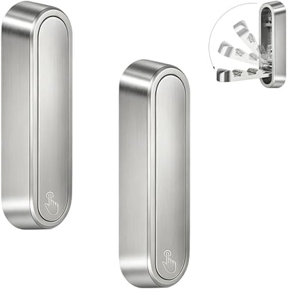 2PCS Foldable Wall Hooks, Flip Down Design with 40 lbs Heavy-Duty Capacity, Retractable Wall Hooks for Bathroom, Bedroom & Entryway Space Saving (Silver) - color: Silver, size: 2 Hooks