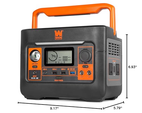 WEN 300-Watt 269Wh Lithium-Ion Power Station and Battery-Powered Inverter Generator (PP300i)