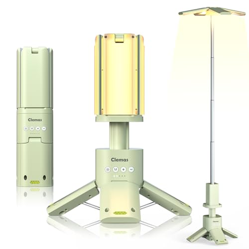 Telescopic Camping Lights Rechargeable 14000 mAh Led Multifunction Magnetic Lanterns Job Site Lighting Cordless Dimmable Camping Tent Lamp Portable Power Supply 6000LM IPX5 Waterproof (White) - color: 3.6Ft White