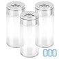 Segarty Spice Jar with Shaker Lids, 3 Pack 4 oz Glass Spice Jars with Adjustable Pour Large Holes, Empty Storage Seasoning Containers Spices Bottles Stainless Lid Salt Shakers for Kitchen Drawer - size: 4oz / 120ml_Big Hole
