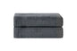 Ozdilek 2-Piece Bath Towels, 27x54 100% Turkish Cotton, Luxury Quick Dry, Extra Large, Fade-Resistant, Eco-Friendly, Spa Towel, Comfortable (Antrazit Grey) - color: Antrazit Grey