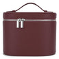 YFGBCX Makeup Bag Vanity Case with Removable Divider Travel Toiletry Bag Portable Cosmetic Bag Makeup Organizer Case - color: Burgundy