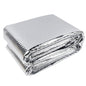 winemana Window Insulation Roll, 24IN x 15FT Reflective Heat Shield Bubble Film, Double-Sided Aluminum Foil Insulation, Weatherproof Garage Door Cover for Windows, RV, Basement, Winter & Summer - size: 24 in x 15 ft