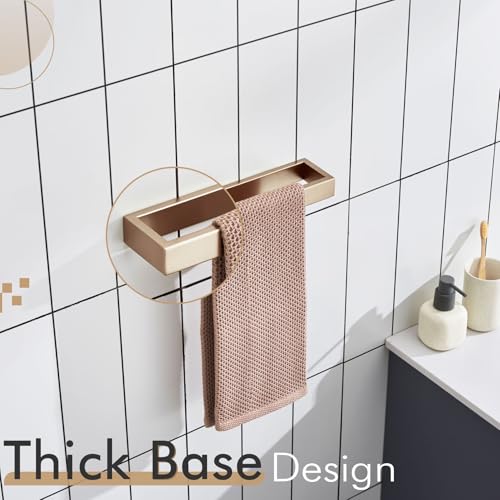 KOKOSIRI Towel Holder 12-Inch Hand Towel Bar Wall Mount Kitchen Rack Champagne Bronze Stainless Steel for Bathroom Hardware, 1 Pack B4008CPG-L12 - color: Champagne Bronze, size: 12-Inch