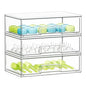 SpaceAid Bottle Storage Organizer Baby - Acrylic Bottles Station Organizer Container, Stackable Clear Drawers for Countertop, Vanity, Bathroom, Cabinet, Pantry Organization, 3 Pack, 3L, 10.3"H - size: 10.3"H, 3 Pack, 3L