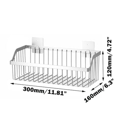 Stainless Steel Hanging Wire Basket Organizer - L 13.78Inch for Cabinet Pantry, Kitchen, Bathroom Storage - size: 13.8Inch 1PCS