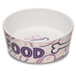 Loving Pets Dolce Moderno Ceramic Look Dog Bowl – Modern Melamine Dog Food Bowl & Dog Water Bowl – Durable, Non-Slip Pet Dish for Small & Medium Dogs – Dishwasher Safe Dog Bowl (Large, 47 oz) - color: Food & Water, size: Large