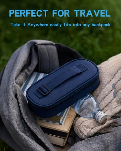 Insulin Cooler Travel Case: TSA Approved Medication Diabetic Cooler for Travel, Insulated Cooling Bag for Insulin Pens, Diabetic Small Bottle Protector Kit with Protective Ice Brick