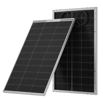 ECO-WORTHY 100 Watt Solar Panel 18 Volt Monocrystalline Solar Panel High Efficiency Module RV Marine Boat Caravan Off Grid - style: 100W N-Type Solar Panel