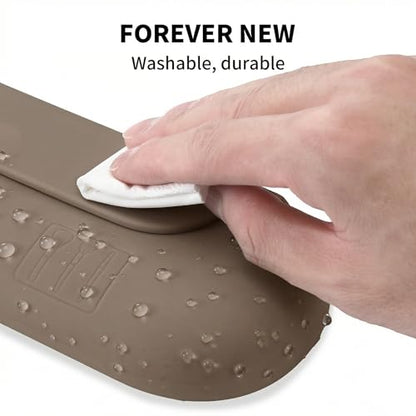 AGIKET Silicone Makeup Brush Holder Travel Cosmetic Bag：Soft Portable Cosmetic Face Brushes Holder with Upgrade Anti-Fall Out Magnetic Closure, Large Travel Makeup Brush Case - Coffea - color: Coffea, style: Brush Holder