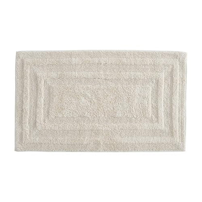 Eddie Bauer - Bathroom Rug, 100% Soft Plush Tufted Cotton Bath Rug, Highly Absorbent, Quick-Dry, and Skid-Resistant Backing (Logan Beige, 24" x 40") - color: Beige, style: 24" x 40"