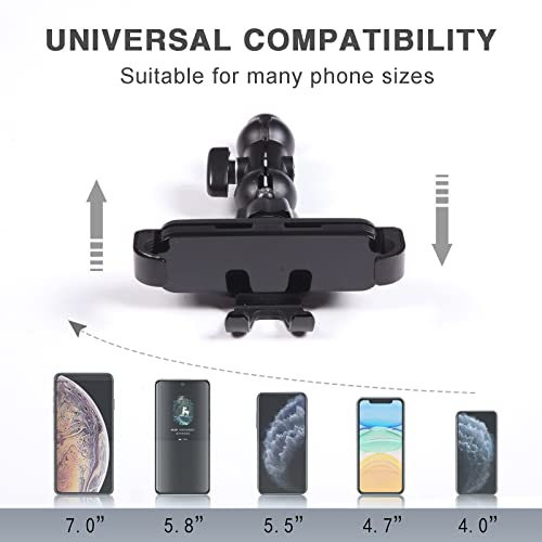 Black ABS Car Center Console Dash Table Storage Tray Fit for Toyota Tundra 2014-2021 Instrument Organizer Vertical Placement Phone Holder Cradle Accessories(with Mobile Phone Holder(B)) - style: With Mobile Phone Holder(B)