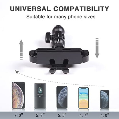Black ABS Car Center Console Dash Table Storage Tray Fit for Toyota Tundra 2014-2021 Instrument Organizer Vertical Placement Phone Holder Cradle Accessories(with Mobile Phone Holder(B)) - style: With Mobile Phone Holder(B)