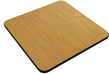 Flash Furniture Glenbrook 30'' Square Table Top with Natural or Walnut Reversible Laminate Top - color: Natural/Walnut, size: 30" Square