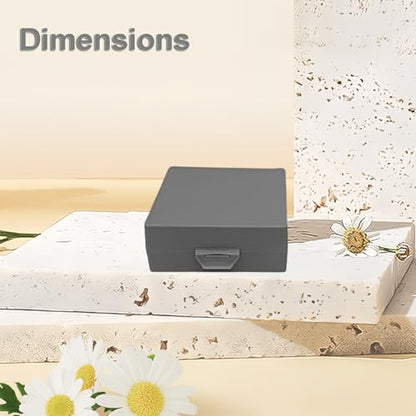 Soap Container, Shower Square Bar Holder Fit Handmade Soap, Travel Soap Case (Matt Grey) - color: Matt Grey