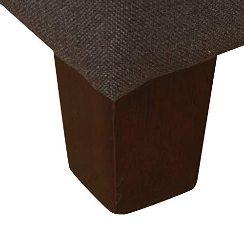 HomePop Ainsley 40" Storage Ottoman Bench - Charcoal Gray - color: Charcoal Gray