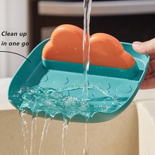Storage rack, multi-function tool, countertop storage rack, storage rack, pot lid rack, household kitchen pot spatula spoon (blue) - color: Blue