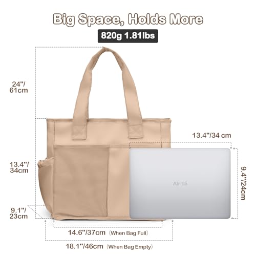 Odoland Soft Cooler Bag – Leakproof Insulated, Collapsible for Beach, Camping - color: Khaki