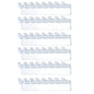 Jewelry Hanging Hooks 6Pcs Plastic Wall Hanger Jewelry Display Rack Multipurpose Adhesive Paste(6Pcs,Transparent)