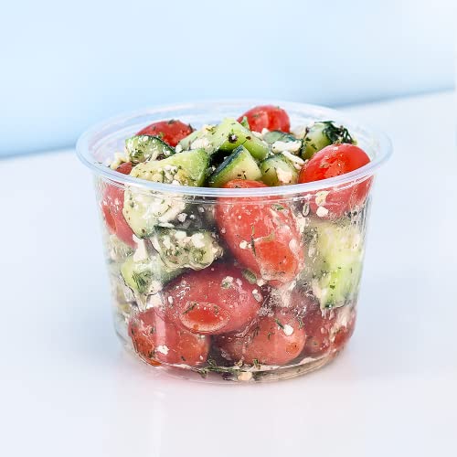 Karat 16oz PET Round Deli Container (117mm), FP-DC16-PET - 500 ct - size: 16oz