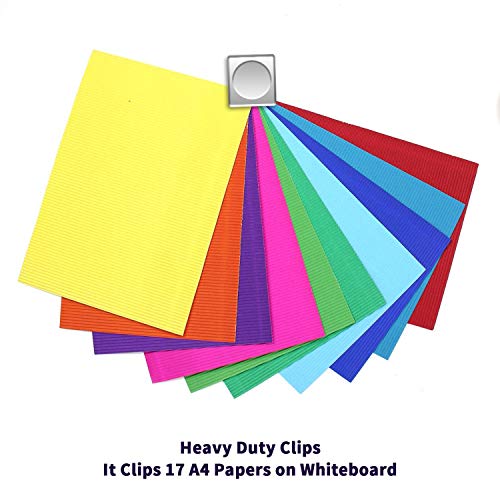 Strong Magnet Clips 1.2 Inch - 12 Packs Heavy Duty Metal Magnetic Clips for Refrigerator, Magnetic Clip for Whiteboard, Picture, Office Magnets, Magnets Clipboard for White Boards - size: 1.2"- 12 Pieces