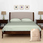 Olympic Queen Sheets Set, 100% Egyptian Cotton, Luxury 600 Thread Count, 4 Pc Super Queen Sheets Sets, Soft & Breathable, Snug Fit, 16" Deep Pocket Fitted Sheet, 2 Pillowcases & 1 Flat Sheet, Sage - color: Sage, size: Olympic Queen (66 x 80)