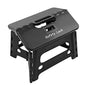 Kids Folding Step Stool for Toddlers – Safety Lock to Stable (1 Black) - color: Only Black