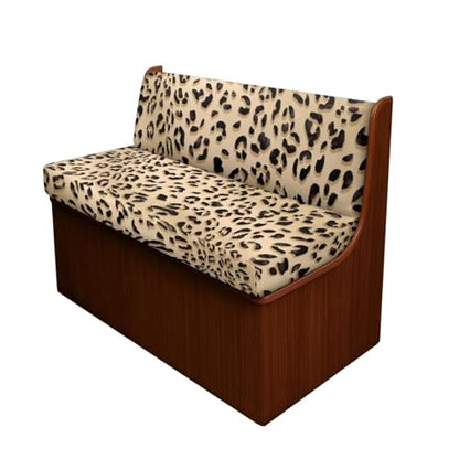 RV Dinette Cushion Covers Brown Leopard Stretch Camper Couch Cover with Seat Covers and Backrest Cushions, Camper Seat Protector Dinette Booth Sofa Slipcover for Rv - color: Brown Leopard