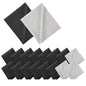18 Pack Premium Microfiber Cleaning Cloths for Glasses, Glasses Cleaning Cloth for Cleaning Lenses, Screens, Cameras, Cell Phone, Eyeglasses, LCD TV Screens, Tablets and More - size: 6 x 7 in