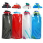 4 Pack Collapsible Water Bottles for Travel – 23oz Foldable Water Bottle with Carabiner,Leakproof BPA-Free Water Jup, Portable Reusable Water Bottle for Hiking,Sports,Camping,Biking
