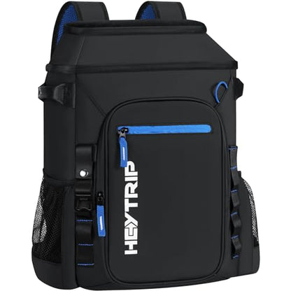 Heytrip Backpack Cooler 36/54 Cans, Insulated Portable Large Leakproof Waterproof Cooler Bag, 20 Hours Cold Retention for Lunch Camping Travel Beach Picnic - color: Black - 36 Cans