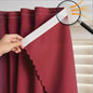 Self Adhesive Curtains - No Drilling, No Rod, Easy to Install Blackout Curtains for Window Blinds,Bedroom(Burgundy 35 * 59in-1P) - color: Burgundy, size: 35"W x 59"L (Pack of 1)