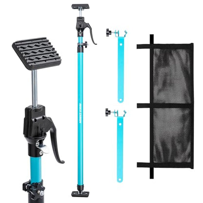 Adjustable Cargo Bar, Truck Bed Divider from 40 to 78.7 in with 200LB Bearing Capacity, Cargo Bar for Pickup, Truck Bed Organizer Cargo Bars for SUV, Trailer, Van, Come with 2 Divider, 1 Cargo Net - size: 40-78.7 inches blue