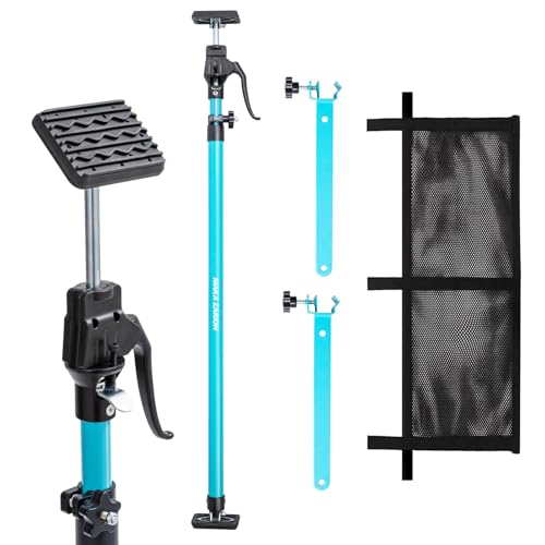 Adjustable Cargo Bar, Truck Bed Divider from 40 to 78.7 in with 200LB Bearing Capacity, Cargo Bar for Pickup, Truck Bed Organizer Cargo Bars for SUV, Trailer, Van, Come with 2 Divider, 1 Cargo Net - size: 40-78.7 inches blue