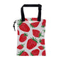 Car Garbage Bag Red Sweet Strawberry Drawstring Car Trash Bag Hanging for Back Seat with Adjustable Buckle Canvas Vehicle Trash Can Easy-to-Install - color: Red Sweet Strawberry