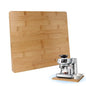 Bamboo Sliding Appliance Tray,Coffee Maker Slider Tray with Rubber Wheels, Countertop Pull Out Organizer for Coffee Machines,Air Fryers and Other (Natural, Medium-Wide(13”W x 10.5”L)) - size: Medium-Wide(13”W x 10.5”L)