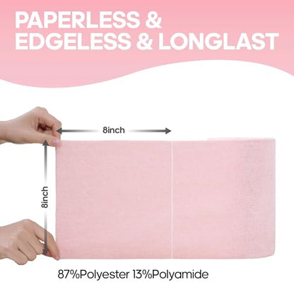 Fantasticlean Microfiber Cleaning Cloth Roll 2 Rolls 120 Pack, Tear Away Paperless Towels, 8" x 8", Reusable Washable Rags, House Kitchen, Pet, Office, Indoor Outdoor, Portable (Pink and Light-Purple) - color: 1pink 1light-purple