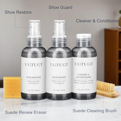 Shoe Cleaner Kit, Suede Shoe Cleaner Kit with Shoe Cleaner, Shoe Waterproof,Shoe Care for Suede,Nubuck,Sheepskin with Suede Eraser and Shoe Brush,Compatible with birkenstock
