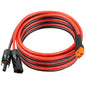 10AWG 15FT Solar to XT60i Extension Cable 3 6 10 35 50 75 100FT Heavy Duty Adapter Cable Connector to XT60i Wire for Portable Power Station, Solar Panel, RV, Battery, Renewable Energy Applications - size: 15FT