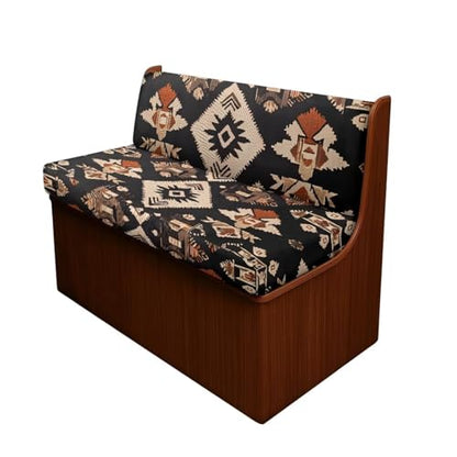 RV Dinette Cushion Covers Black Indian Tribal Pattern RV Seat Covers Camper Cushion Covers Dinette Booth Set Washable RV Couch Cover 2 Cushion Sofa RV Beach Seat Covers for Dinette - color: Indian Tribal