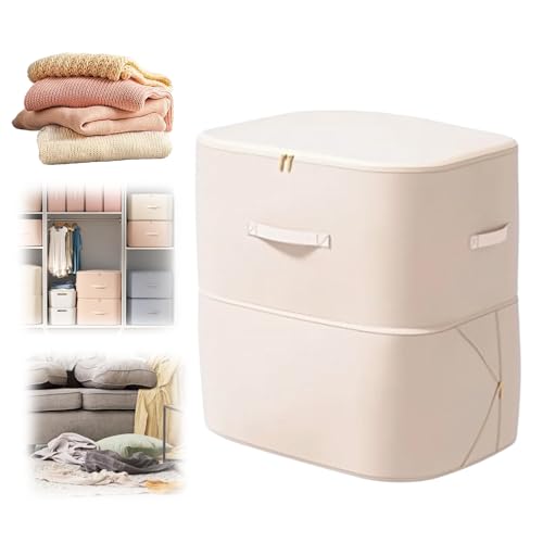 2026 New 3-Layer Ultra Space Saving Self Compression Organizer, Multifunctional Comforter Storage Bag for Comforters, Clothes, Blankets, Home Organization Must Haves (Beige, X-Large) - color: Beige, size: X-Large