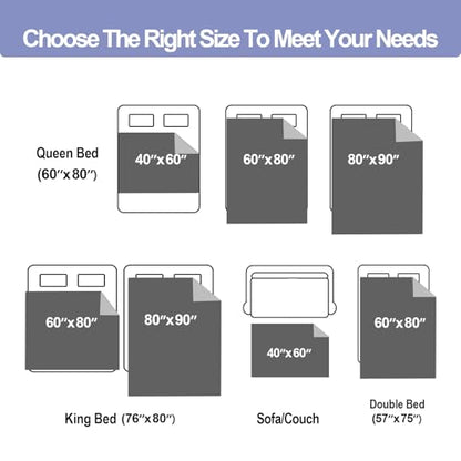YISURE Reversible Bed Throw Blanket Water Proof and Stain-Proof, Queen Size 80"x60" (Slate Grey/Cool Grey), Leakproof, Soft Repellant Bed Cover for Couches Sofa and Mattress, Washable and Reusable - color: Slate Grey/Cool Grey, size: 80x60 in
