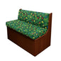 Colorful Lights RV Dinette Cushion Covers Christmas Camper Cushion Slipcover Include 1 Bench Cover 1 Backrest Cover Furniture Covers Green Xmas Tree RV Camping Accessories - color: Colorful Lights