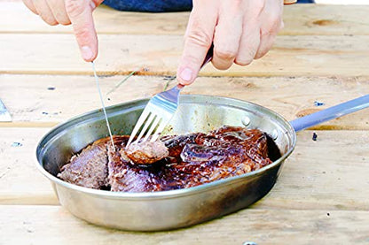 MASTIFF GEARS USGI Military-Grade Mess Kit - 20% Larger 304 Stainless Steel | FDA Compliant w/Utensils & Pouch for Camping, Backpacking, Emergency Prep