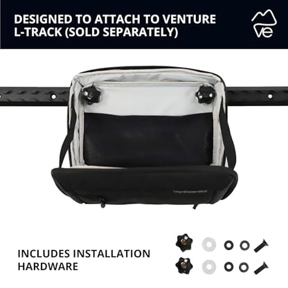 VanEssential Soft Sided Venture L-Track Mounted Storage Bag Large - size: Large - 5.7 Liter