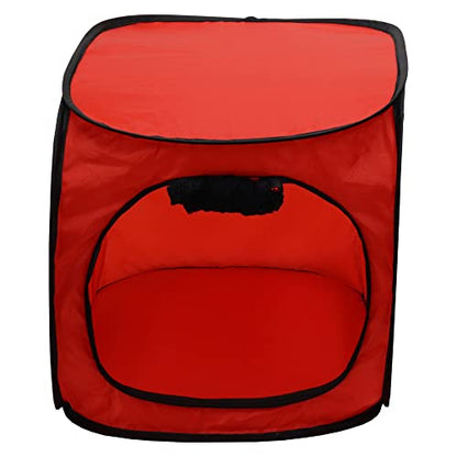Portable Pop Up Dog Crate-X Large, Red - size: 36.0"L x 24.0"W x 24.0"H