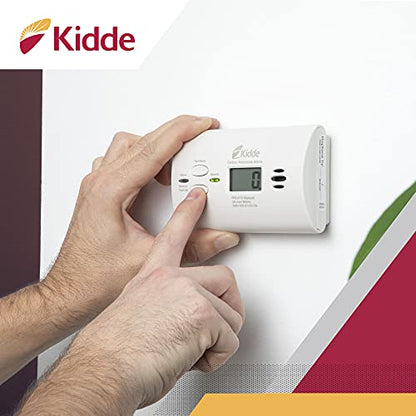 Kidde Carbon Monoxide Detector, AA Battery Powered CO Alarm with LEDs, Test-Reset Button, Low Battery Indicator, Portable - style: 3rd Edition