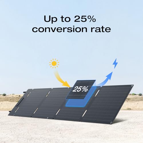 EF ECOFLOW Solar Generator RIVER 3 with 60W Solar Panel, 245Wh Portable Power Station LFP Battery, 300W Up to 600W AC Output, <20 MS UPS, 1Hr Fast Charging Power Station for Outdoor/RVs - style: RIVER 3+60W Solar Panel