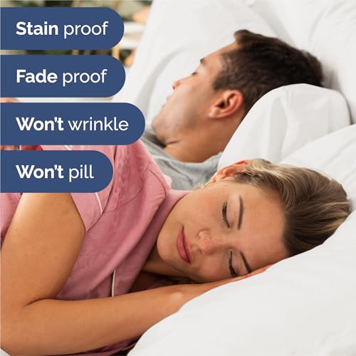 King 6 Piece Sheet Set - Comfy Breathable & Cooling - Ultra Soft Hotel Luxury Bedding Set w/ 8-16 Inch Deep Pockets - 1 Flat & 1 Fitted Sheet & 4 Pillowcases - Wrinkle Free & Easy Care - Antique White - color: 02 - Antique White, size: King