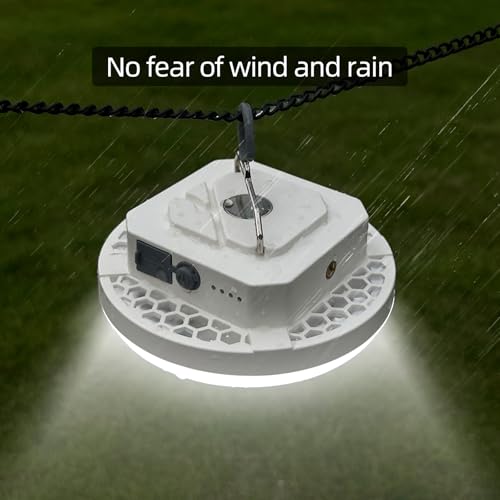 Premium Rechargeable LED Camping Lantern 4000 Lumens – Stepless Dimming, USB-C Bidirectional Charging, Magnetic Base & IPX5 Waterproof – Perfect for Camping, Hiking, Emergency, Glamping - size: 30-White(Pro)